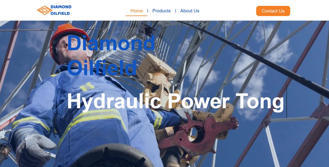 Diamond Oilfield website homepage